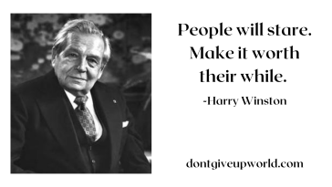 quote on worth by harry winston