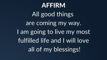 All Good Things are Coming My Way