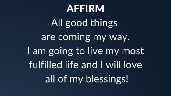 All Good Things are Coming My Way