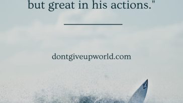 An Extraordinary Person is Simple in His Words But Great in His Action