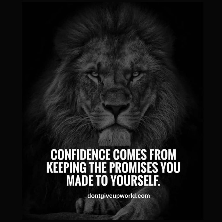 Confidence Comes from Keeping the Promises You Made to Yourself