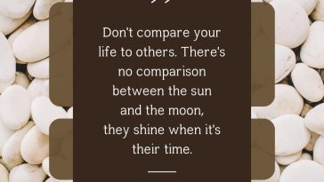 Dont Compare Your Life With Other