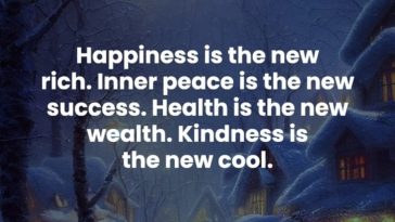 Happiness is the New Rich