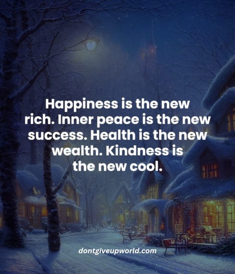 Happiness is the New Rich
