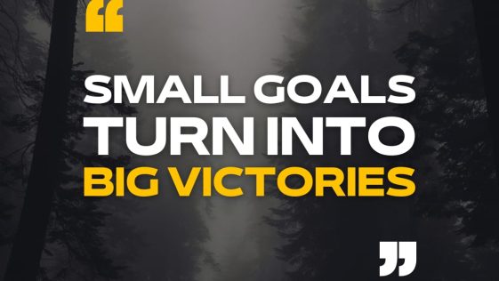 Small Goals Turn Into Big Victories