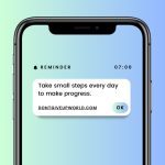 Take Small Steps Everyday to make progress