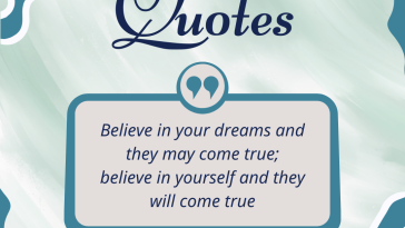 Believe in your dreams and they may come true