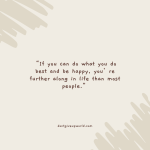 You are further along in life than most people