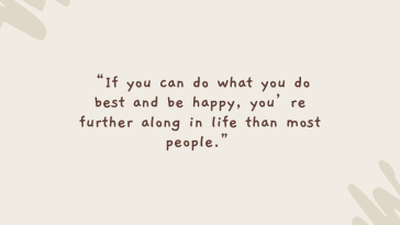 You are further along in life than most people
