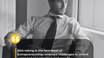 Risk-taking is the heartbeat of entrepreneurship