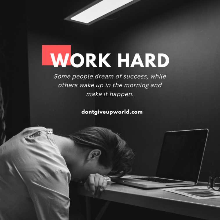 Some people dream of success, while others wake up in the morning and make it happen