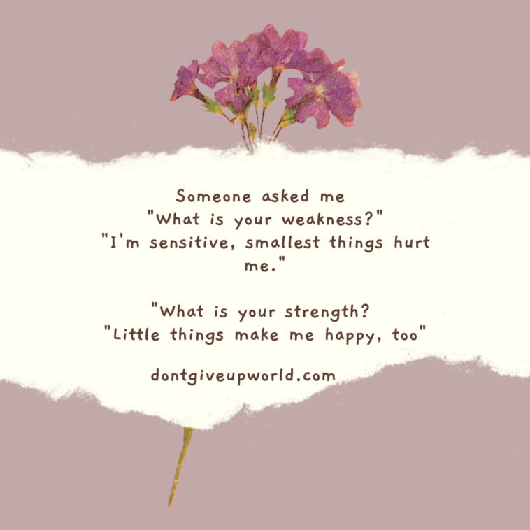 Sometimes the smallest things have the biggest impact they can either break you or make you smile